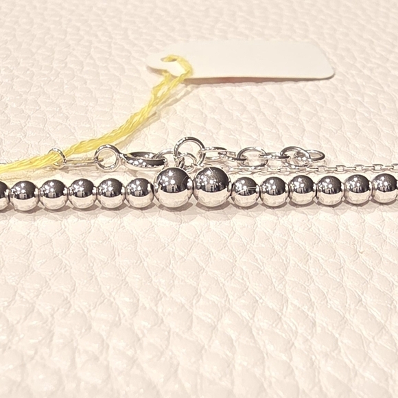 💠✨️18K Real White Gold Ball Bracelet✨️💠